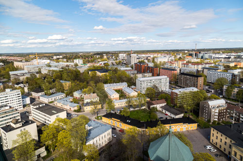Univeristy of Turku - campus area (photo: Univeristy of Turku/University Communications))