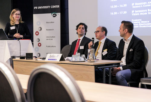 Panel discussion about the role of infringement and compensations, photo: Iiris Kestilä