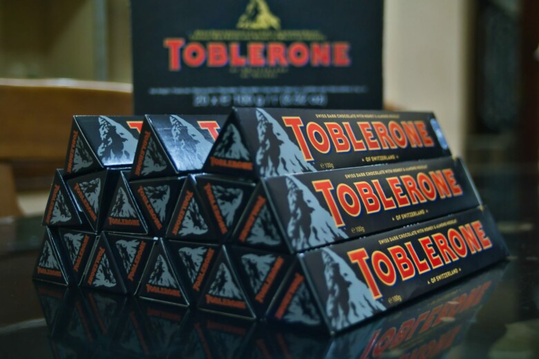 Toblerone chocolate bars