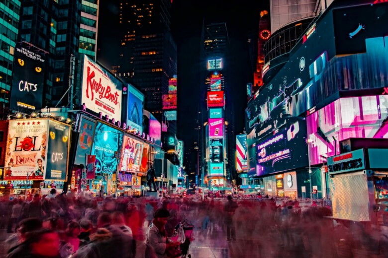 new york times square advertisements