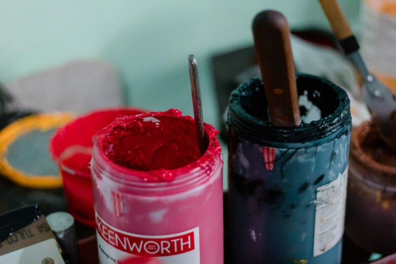 Paint used in serigraphy