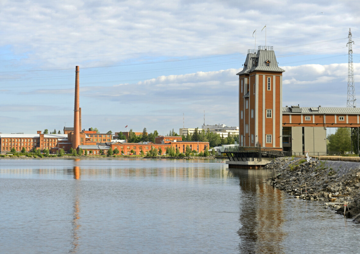 University of Vaasa, Finland. Part of university is housed in former cotton mill (1856)