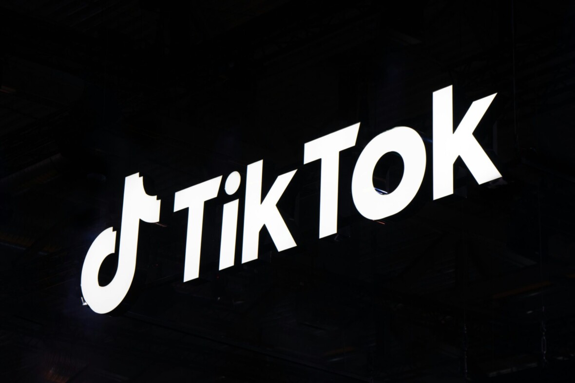 TikTok logo.