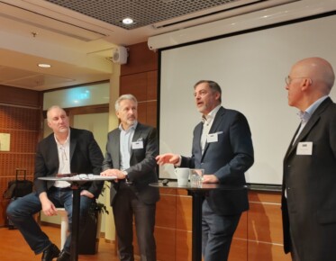 panel: Bowman Heiden, Lars-Peter Lindfors, Timo Helosuo, Roberto Castagno