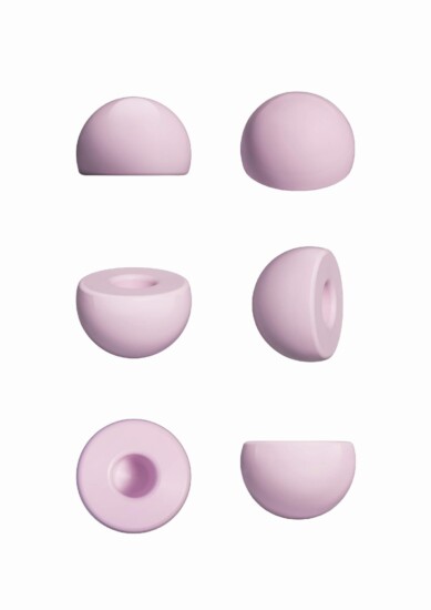 CeramTecin rekisteröity kolmiulotteinen tavaramerkki, jolla haettiim suojaa vaaleanpunaiselle värille Pantone 677.