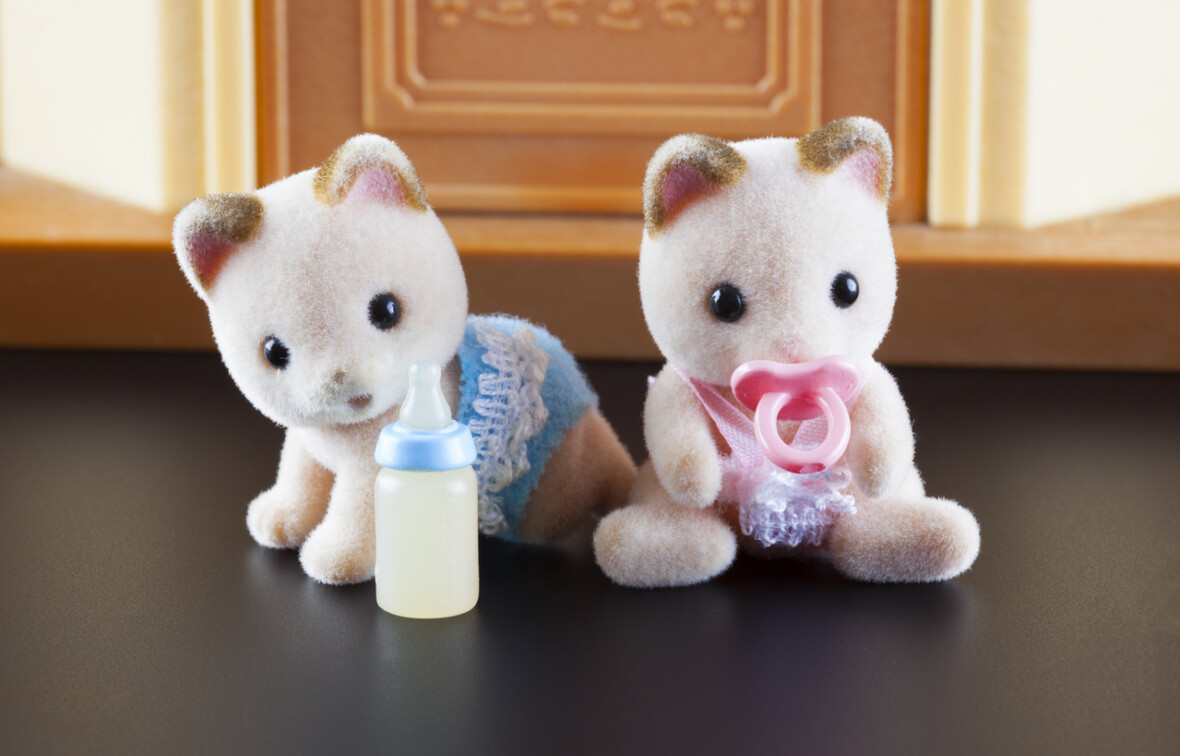 Sylvanian Families -leluja: kaksi eläinhahmoa